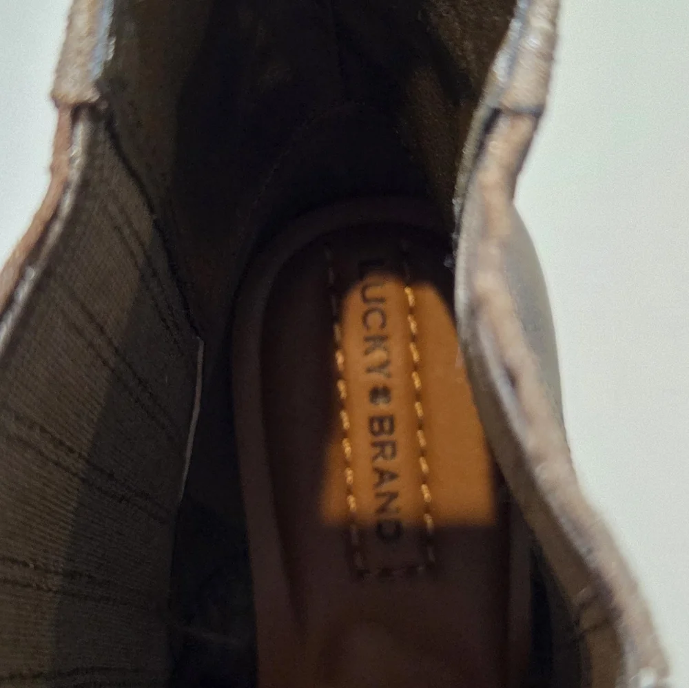 Women's Lucky Brand Ankle Wedge Slip On Boots Size 6.5 NWOT - Picture 6 of 6